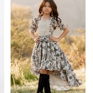 Joyfolie Aurelia Dress Neutral Block Sz 7